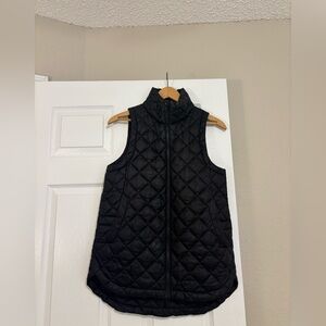 Athleta Black Quilted Vest